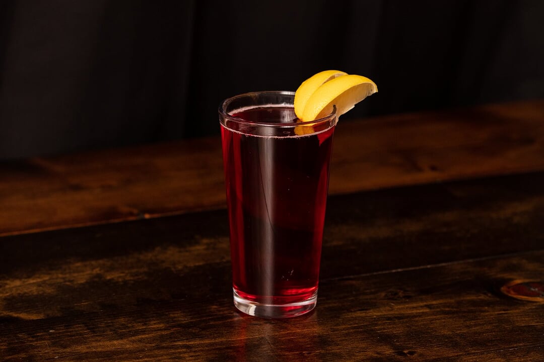 cranberry soda cannabis cocktail